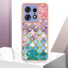 For Motorola Edge 50 Pro Electroplating IMD TPU Phone Case(Colorful Scales) - 2