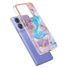 For Motorola Edge 50 Pro Electroplating IMD TPU Phone Case(Blue Marble) - 3