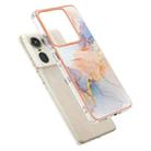 For Motorola Edge 50 Ultra Electroplating IMD TPU Phone Case(White Marble) - 3