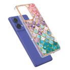 For Motorola Moto G85 Electroplating IMD TPU Phone Case(Colorful Scales) - 3