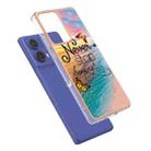 For Motorola Moto G85 Electroplating IMD TPU Phone Case(Dream Butterfly) - 3