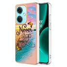 For OnePlus Nord CE3 Electroplating IMD TPU Phone Case(Dream Butterfly) - 1