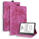 For Amazon Kindle Scribe 10.2 2022 Cartoon Sakura Cat Embossed Smart Leather Tablet Case(Rose Red) - 1