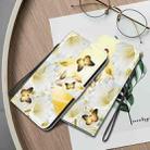 For Huawei nova 12 Pro Crystal Texture Colored Drawing Leather Phone Case(Gold Butterfly Epiphyllum) - 2