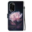 For Huawei nova 13 Pro Crystal Texture Colored Drawing Leather Phone Case(Purple Peony) - 3