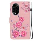 For Huawei nova 13 Pro Crystal Texture Colored Drawing Leather Phone Case(Cherry Blossoms) - 3