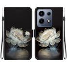 For Infinix Note 30 VIP Crystal Texture Colored Drawing Leather Phone Case(Crystal Peony) - 1