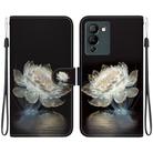 For Infinix Note 12 G96 X670 Crystal Texture Colored Drawing Leather Phone Case(Crystal Peony) - 1