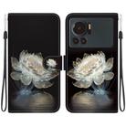 For Infinix Note 12 VIP Crystal Texture Colored Drawing Leather Phone Case(Crystal Peony) - 1