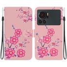 For Infinix Note 12 VIP Crystal Texture Colored Drawing Leather Phone Case(Cherry Blossoms) - 1