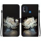 For Nokia G11 Plus Crystal Texture Colored Drawing Leather Phone Case(Crystal Peony) - 1