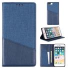 For iPhone 7 Plus / 8 Plus MUXMA MX109 Horizontal Flip Leather Case with Holder & Card Slot & Wallet(Blue) - 1