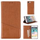 For iPhone 7 Plus / 8 Plus MUXMA MX109 Horizontal Flip Leather Case with Holder & Card Slot & Wallet(Brown) - 1