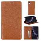 For iPhone XR MUXMA MX109 Horizontal Flip Leather Case with Holder & Card Slot & Wallet(Brown) - 1
