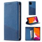 For iPhone 11 Pro MUXMA MX109 Horizontal Flip Leather Case with Holder & Card Slot & Wallet(Blue) - 1