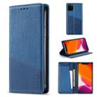 For iPhone 11 Pro Max MUXMA MX109 Horizontal Flip Leather Case with Holder & Card Slot & Wallet(Blue) - 1
