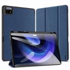 For Xiaomi Pad 6 Max 14 DUX DUCIS Domo Series Magnetic Flip Leather Tablet Case(Blue) - 1