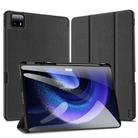 For Xiaomi Pad 6 Max 14 DUX DUCIS Domo Series Magnetic Flip Leather Tablet Case(Black) - 1