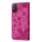 For Xiaomi Redmi Note 11 Pro 4G/5G Global Butterfly Cat Embossing Flip Leather Phone Case(Pink) - 3