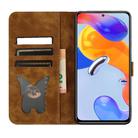 For Xiaomi Redmi Note 11 Pro 4G/5G Global Butterfly Cat Embossing Flip Leather Phone Case(Brown) - 4