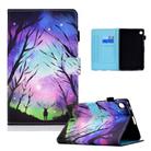 For Samsung Galaxy Tab A9+ Colored Drawing Stitching Flip Leather Tablet Case(Starry Deer) - 1