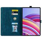 For Xiaomi Redmi Pad Pro 12.1 Cartoon Sakura Cat Embossed Leather Tablet Case(Blue) - 3