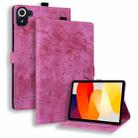 For Xiaomi Redmi Pad 8.8 2025 Cartoon Sakura Cat Embossed Leather Tablet Case(Rose Red) - 1