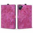 For Xiaomi Redmi Pad 8.8 2025 Cartoon Sakura Cat Embossed Leather Tablet Case(Rose Red) - 2