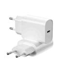 WIWU Wi-U001 Quick Series PD 20W USB-C / Type-C Single Port Travel Fast Charger, EU Plug(White) - 1