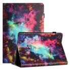 For Samsung Galaxy Tab A9 Sewing Litchi Texture Leather Tablet Case(Starry Sky) - 1