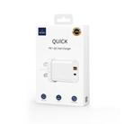 WIWU Wi-U002 Quick Series PD 20W + QC3.0 18W USB Dual Port Travel Fast Charger, UK Plug(Black) - 6