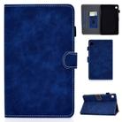 For Samsung Galaxy Tab A9 Cowhide Texture Horizontal Flip Leather Tablet Case(Blue) - 1