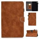 For Samsung Galaxy Tab A9+ Cowhide Texture Horizontal Flip Leather Tablet Case with Sleep / Wake-up Function(Brown) - 1