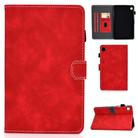 For Samsung Galaxy Tab A9+ Cowhide Texture Horizontal Flip Leather Tablet Case with Sleep / Wake-up Function(Red) - 1