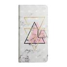 For Samsung Galaxy A14 5G Oil Embossed 3D Drawing Leather Phone Case(Triangular Marble) - 2