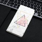 For Samsung Galaxy A14 5G Oil Embossed 3D Drawing Leather Phone Case(Triangular Marble) - 7