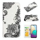For Samsung Galaxy A53 Oil Embossed 3D Drawing Leather Phone Case(Lace Flower) - 1