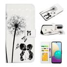 For Samsung Galaxy A50 Oil Embossed 3D Drawing Leather Phone Case(Couple Dandelion) - 1