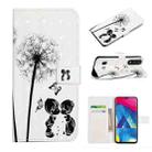 For Samsung Galaxy A10 / M10 Oil Embossed 3D Drawing Leather Phone Case(Couple Dandelion) - 1