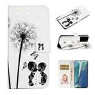 For Samsung Galaxy Note20 Ultra Oil Embossed 3D Drawing Leather Phone Case(Couple Dandelion) - 1