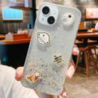 For iPhone 13 mini Cosmic Star Laser Sequin Epoxy TPU Phone Case(Transparent) - 1