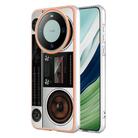 For Huawei Mate 60 Electroplating Dual-side IMD Phone Case(Retro Radio) - 1