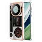 For Huawei Mate 60 Pro Electroplating Dual-side IMD Phone Case(Retro Radio) - 1