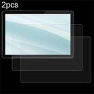 For LUCA TE10D1M64-KV1H 10.1 2pcs 0.3mm 9H Explosion-proof Tempered Tablet Glass Film - 1