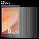 For LUCA TE084 M4V1-B 8.0 25pcs 0.3mm 9H Explosion-proof Tempered Tablet Glass Film - 1