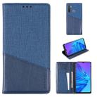 For OPPO Realme 5 MUXMA MX109 Horizontal Flip Leather Case with Holder & Card Slot & Wallet(Blue) - 1