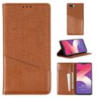 For OPPO A3s MUXMA MX109 Horizontal Flip Leather Case with Holder & Card Slot & Wallet(Brown) - 1
