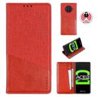 For OPPO Ace2 MUXMA MX109 Horizontal Flip Leather Case with Holder & Card Slot & Wallet(Red) - 1