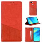 For OPPO Realme 2 Pro MUXMA MX109 Horizontal Flip Leather Case with Holder & Card Slot & Wallet(Red) - 1