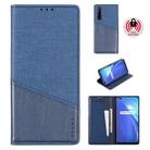 For OPPO Realme X50 MUXMA MX109 Horizontal Flip Leather Case with Holder & Card Slot & Wallet(Blue) - 1